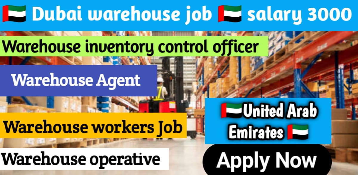 Warehouse job in Dubai